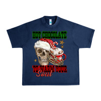 Navy hot chocolate to warm your soul Urban Heavy Tee - FaDigitalArtStudio