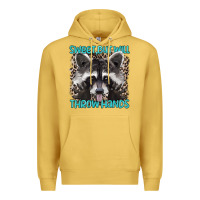 Antique Gold sweet but will throw hands Premium Hoodie - Artiststas