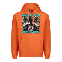 Carrot sweet but will throw hands Premium Hoodie - Artiststas