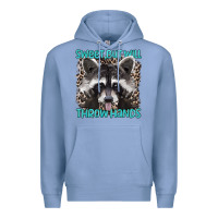 Colony Blue sweet but will throw hands Premium Hoodie - Artiststas