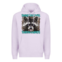 Lilac sweet but will throw hands Premium Hoodie - Artiststas