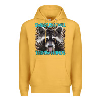 Mustard sweet but will throw hands Premium Hoodie - Artiststas