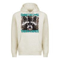 Oatmeal Heather sweet but will throw hands Premium Hoodie - Artiststas