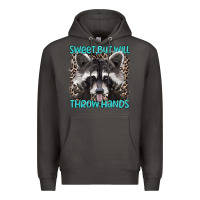 Smoke sweet but will throw hands Premium Hoodie - Artiststas