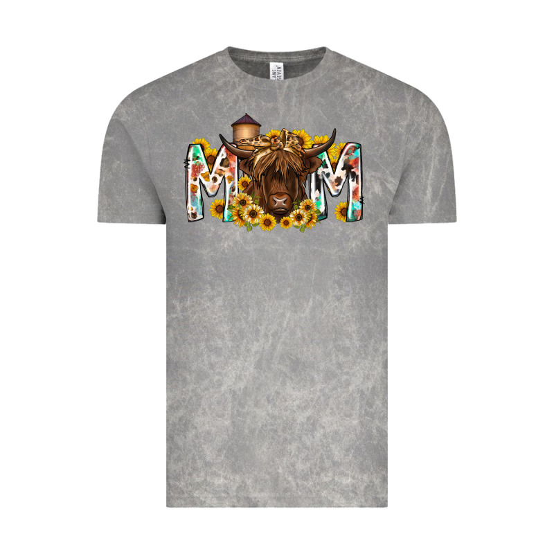 Mom Highland Cow Vintage Tee by RacoonDesign | Teevron