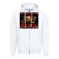 White highland cow joy Christmas Zipper Hoodie - BarkalooDesign