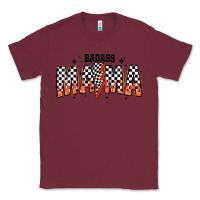 Burgundy baddas mama Classic Tee - CowhideDigitalArt