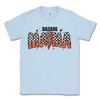 Dusty Blue baddas mama Classic Tee - CowhideDigitalArt