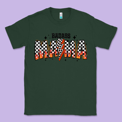 Baddas Mama Classic Tee Designed By Cowhidedigitalart
