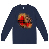 Navy christmas patch Long Sleeve Tee - JahusDesignShop