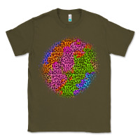 Army Green halloween leopard patch 5 Classic Tee - BundleAndBundleShop