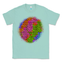 Seafoam halloween leopard patch 5 Classic Tee - BundleAndBundleShop
