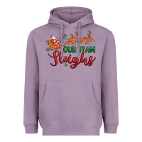 Lavender our team sleigh Heavyweight Hoodie - MaliasSmallBusiness