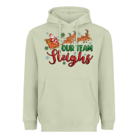 Matcha our team sleigh Heavyweight Hoodie - MaliasSmallBusiness