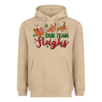 Mushroom our team sleigh Heavyweight Hoodie - MaliasSmallBusiness
