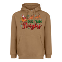 Toasted Coconut our team sleigh Heavyweight Hoodie - MaliasSmallBusiness