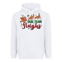 White our team sleigh Heavyweight Hoodie - MaliasSmallBusiness