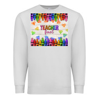 Dove Grey teacher fuel Premium Sweatshirt - NancyCooperArtShop