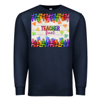 Navy teacher fuel Premium Sweatshirt - NancyCooperArtShop