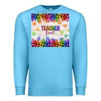 Ocean Blue teacher fuel Premium Sweatshirt - NancyCooperArtShop