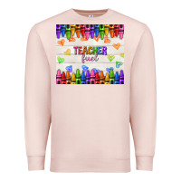 Pale Pink teacher fuel Premium Sweatshirt - NancyCooperArtShop