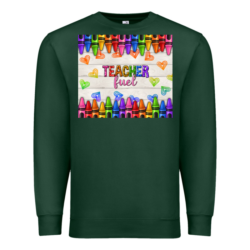 Teacher Fuel Premium Sweatshirt by NancyCooperArtShop | Teevron