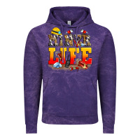 Cloud Purple miner life Vintage Hoodie - Zillion Design Studio
