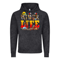 Vintage Black miner life Vintage Hoodie - Zillion Design Studio