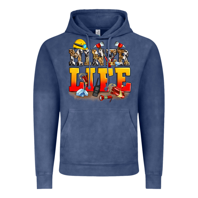 Miner Life Vintage Hoodie by Zillion Design Studio | Teevron
