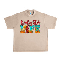 French Oak firefighter life Urban Heavy Tee - HRA Design Shop