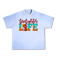 Grape Ice firefighter life Urban Heavy Tee - HRA Design Shop