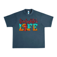 Midnight Navy firefighter life Urban Heavy Tee - HRA Design Shop