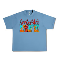 Pebble Blue firefighter life Urban Heavy Tee - HRA Design Shop