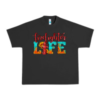 Pigment Black firefighter life Urban Heavy Tee - HRA Design Shop