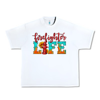 White firefighter life Urban Heavy Tee - HRA Design Shop