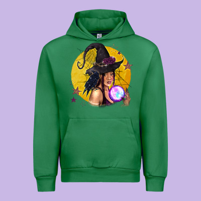 Black Witch Urban Hoodie Designed By Texasbilliewilder