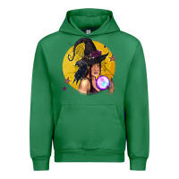 Emerald Black Witch Urban Hoodie - texasbilliewilder