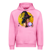 Fuchsia Pink Black Witch Urban Hoodie - texasbilliewilder
