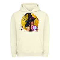 Pigment Pistachio Black Witch Urban Hoodie - texasbilliewilder