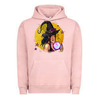 Pigment Salmon Black Witch Urban Hoodie - texasbilliewilder