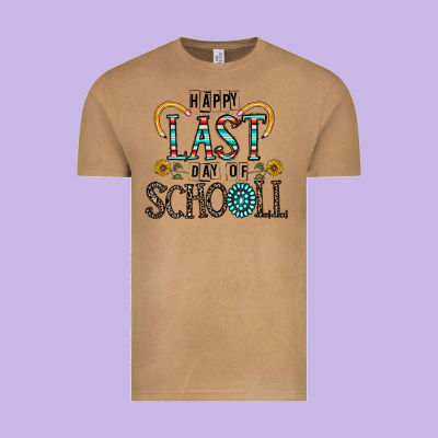 Happy Last Schopol Vintage Tee Designed By Cowhidedigitalart