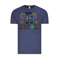 Vintage Denim happy last schopol Vintage Tee - CowhideDigitalArt