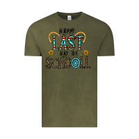 Vintage Olive happy last schopol Vintage Tee - CowhideDigitalArt