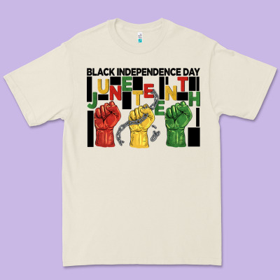 Black Independence Day Juneteenth Premium Tee Designed By Barkaloodesign