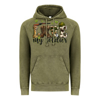 Vintage Olive love my soldier Vintage Hoodie - Zillion Design Studio
