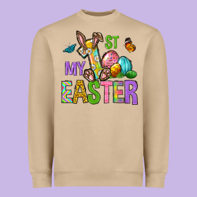 My First Easter Heavyweight Sweatshirt Designed By Neo Western