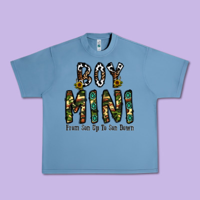Boy Mini From Son Up To Son Down Urban Heavy Tee Designed By Cowhidedigitalart