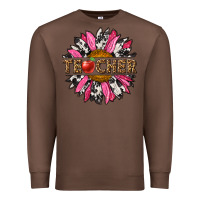 Chestnut western teacher sunflower Premium Sweatshirt - NancyCooperArtShop