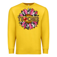 Lemon western teacher sunflower Premium Sweatshirt - NancyCooperArtShop