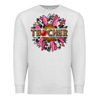 Oatmeal Heather western teacher sunflower Premium Sweatshirt - NancyCooperArtShop